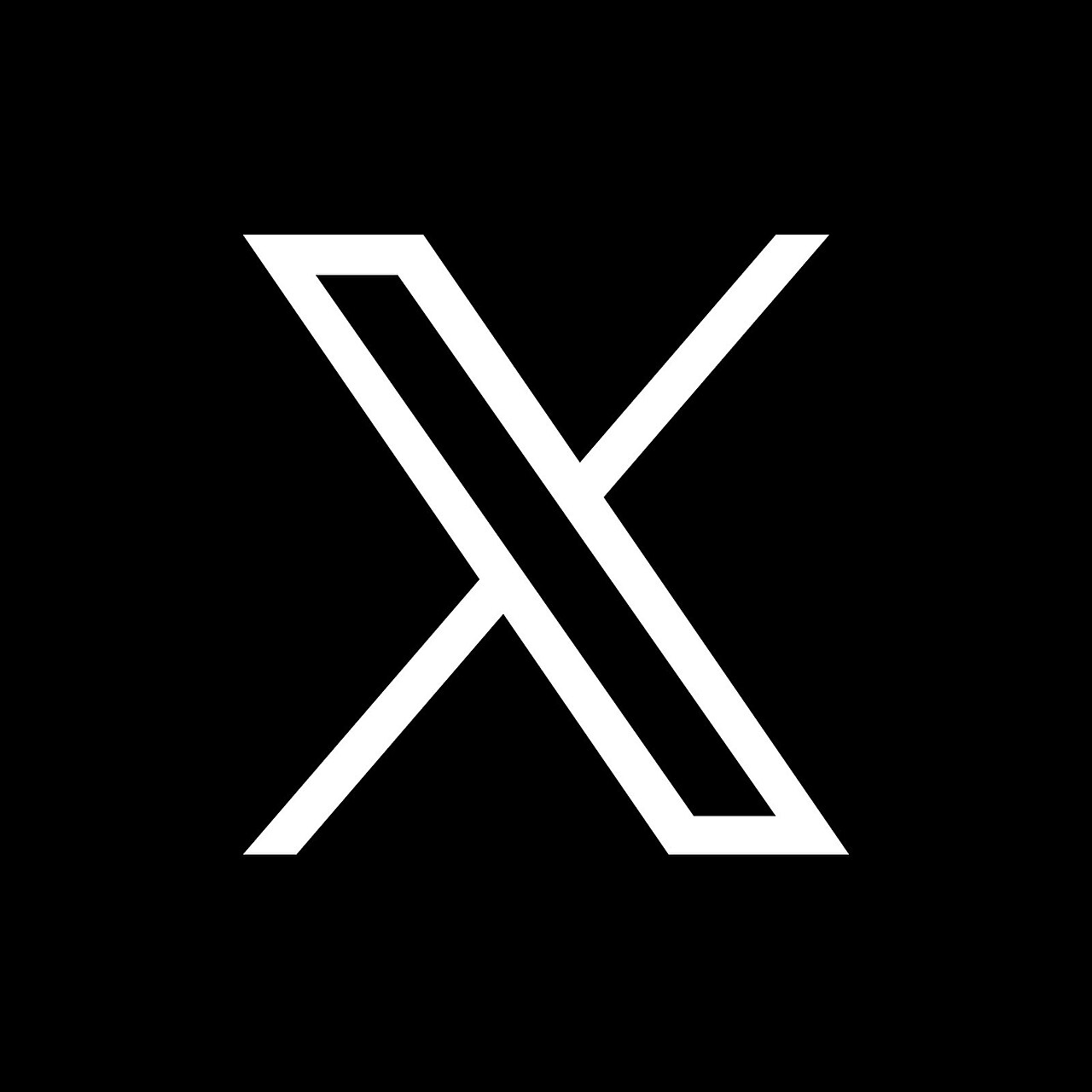 X (Twitter) 로고